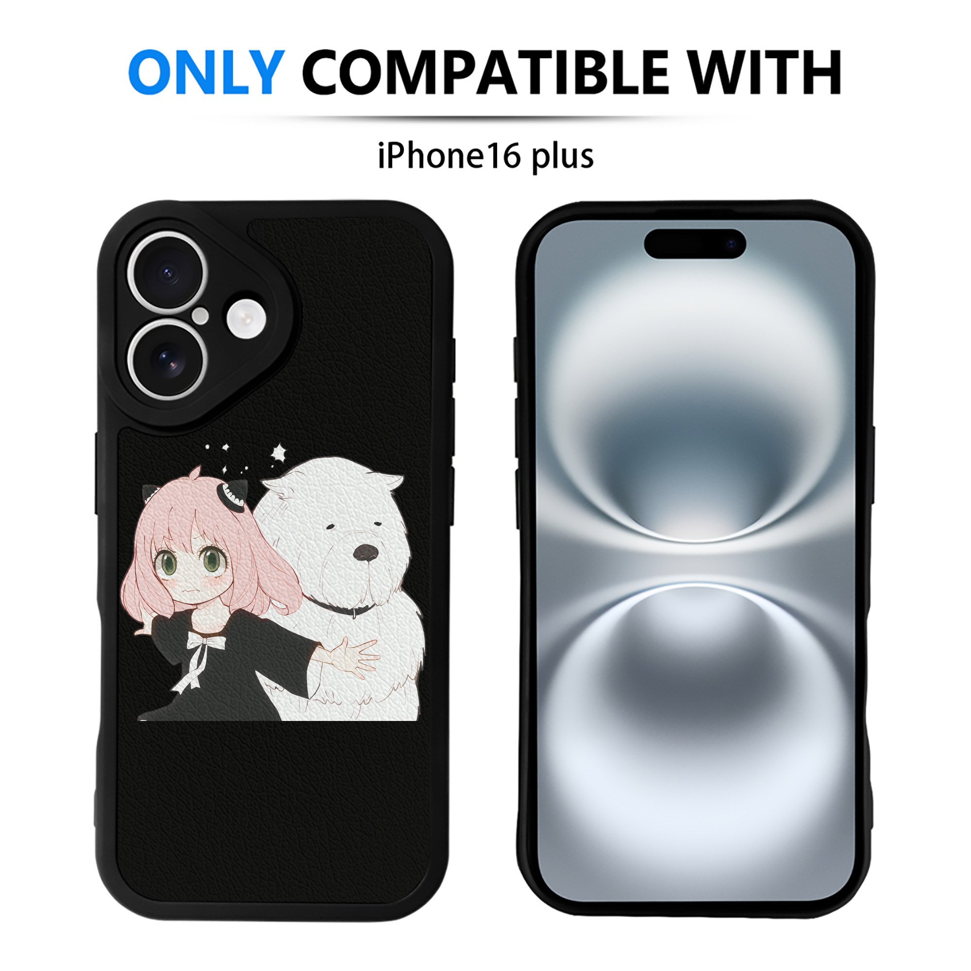 （画像用） SPY×FAMILY间谍家家酒 【iPhone 16シリーズ対応】シリコンスマホケース（レザー調） 材質：シリコン